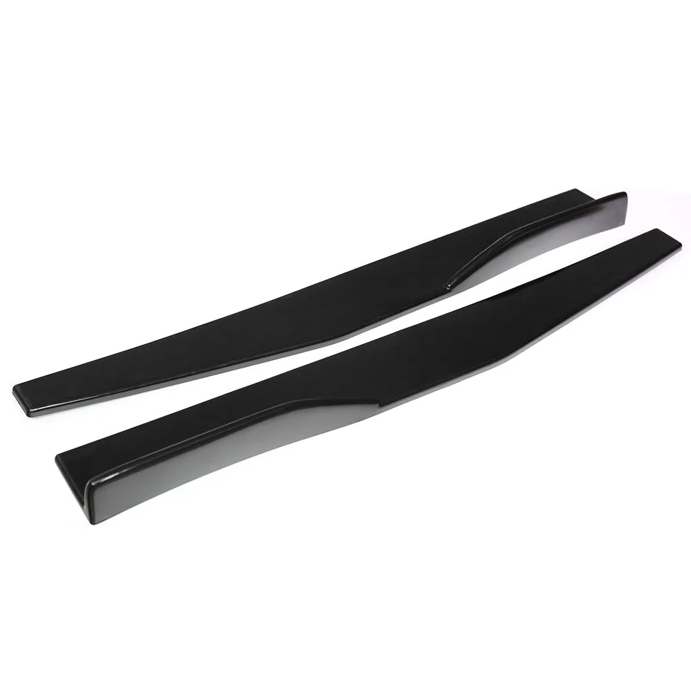 1 Pair Universal Car Side Skirt Splitters Winglet Side Wings
