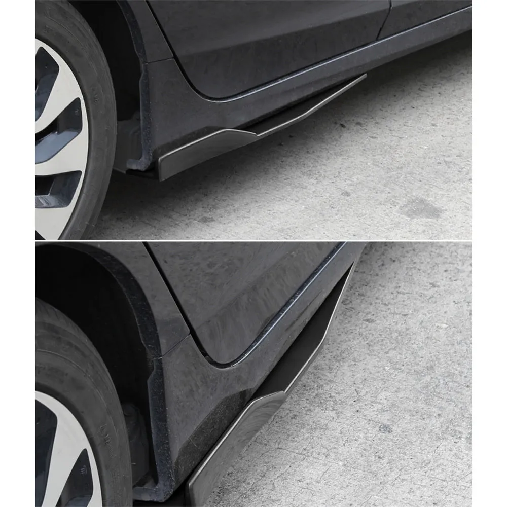 1 Pair Universal Car Side Skirt Splitters Winglet Side Wings