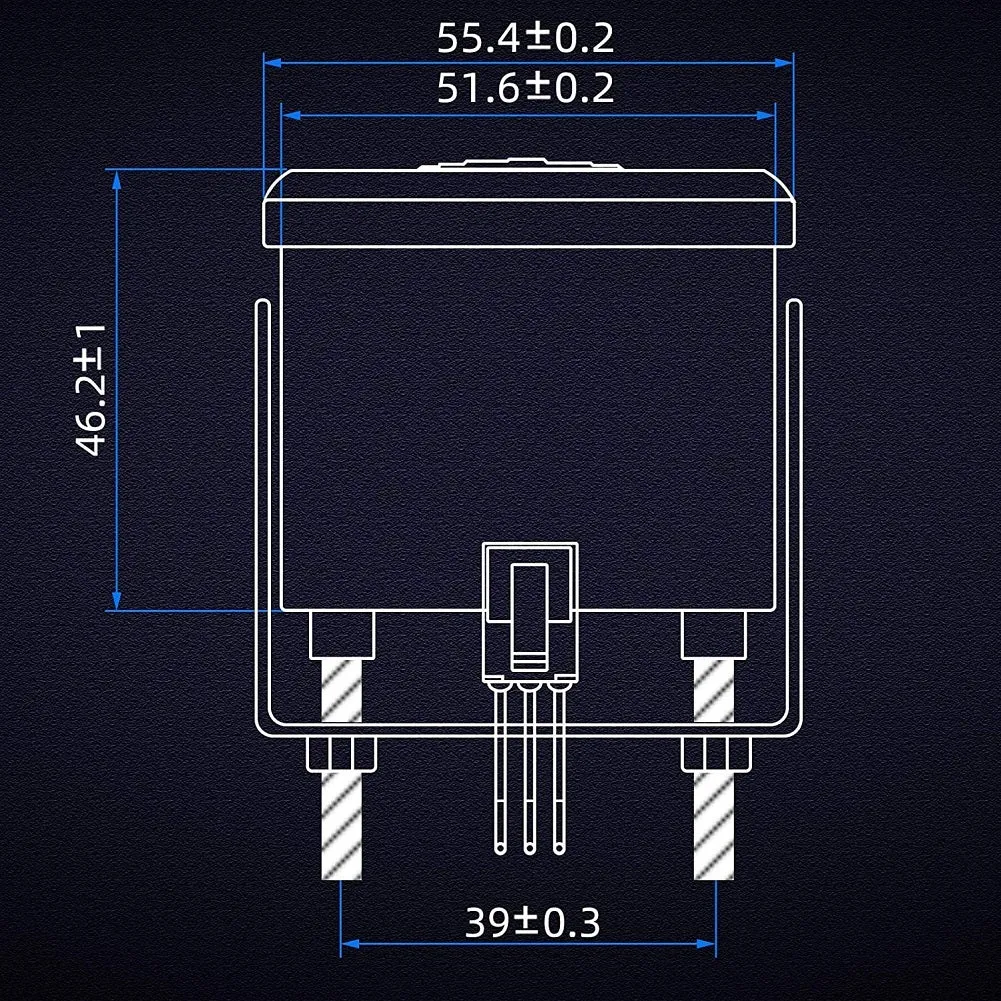 12v 52mm Universal Aluminum Car  Fuel  Gauge Fuel Level Gauge