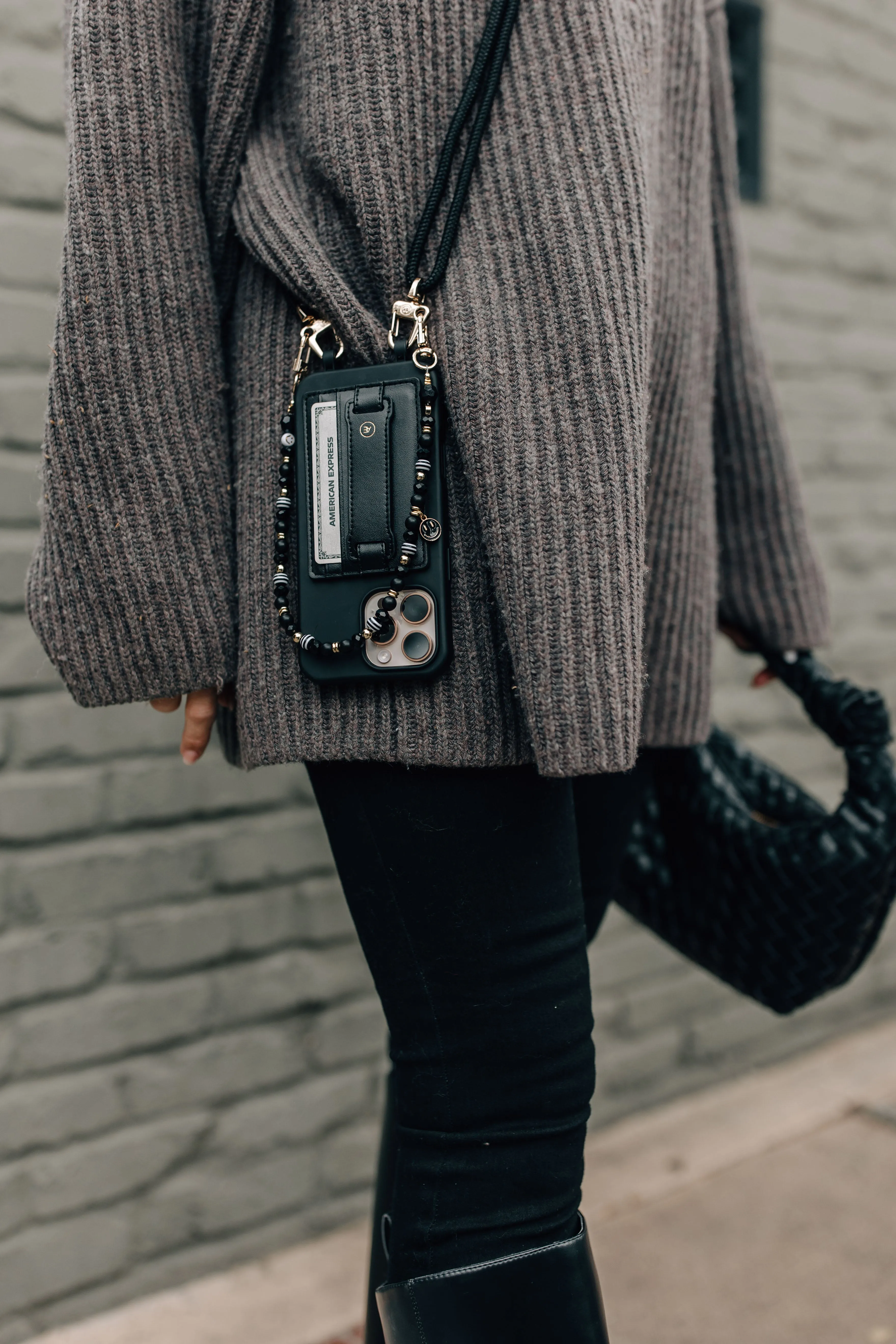 Black Hoop Wallet