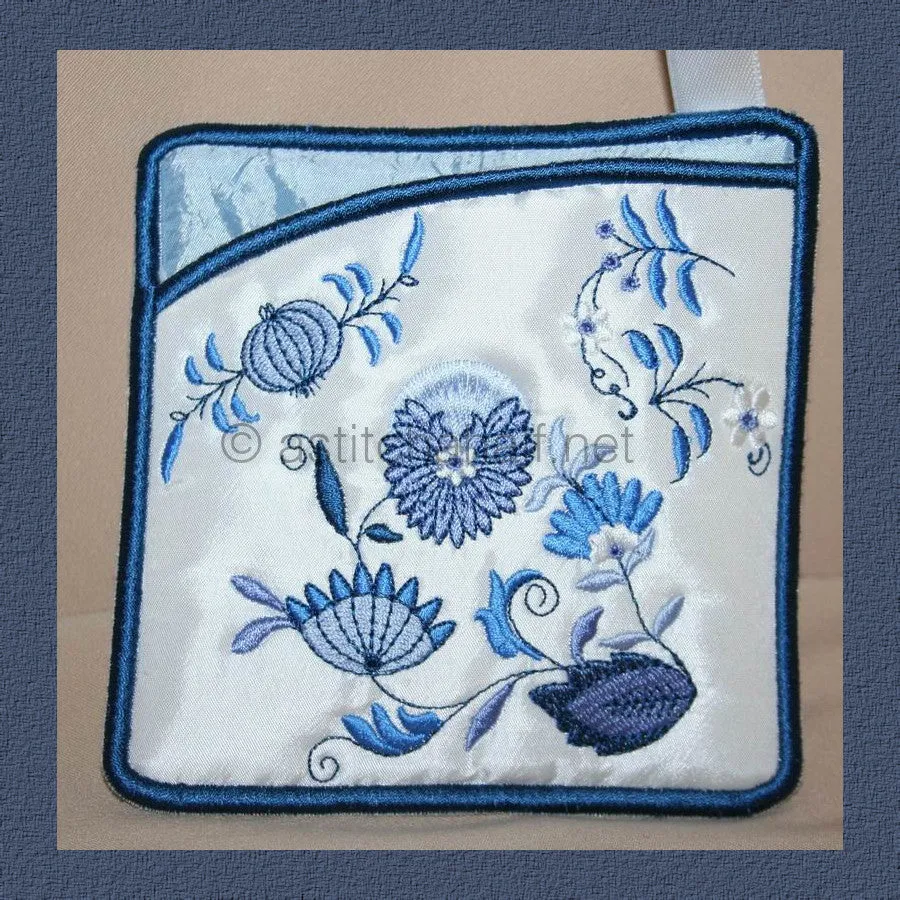 Blue Onion Pot Holders