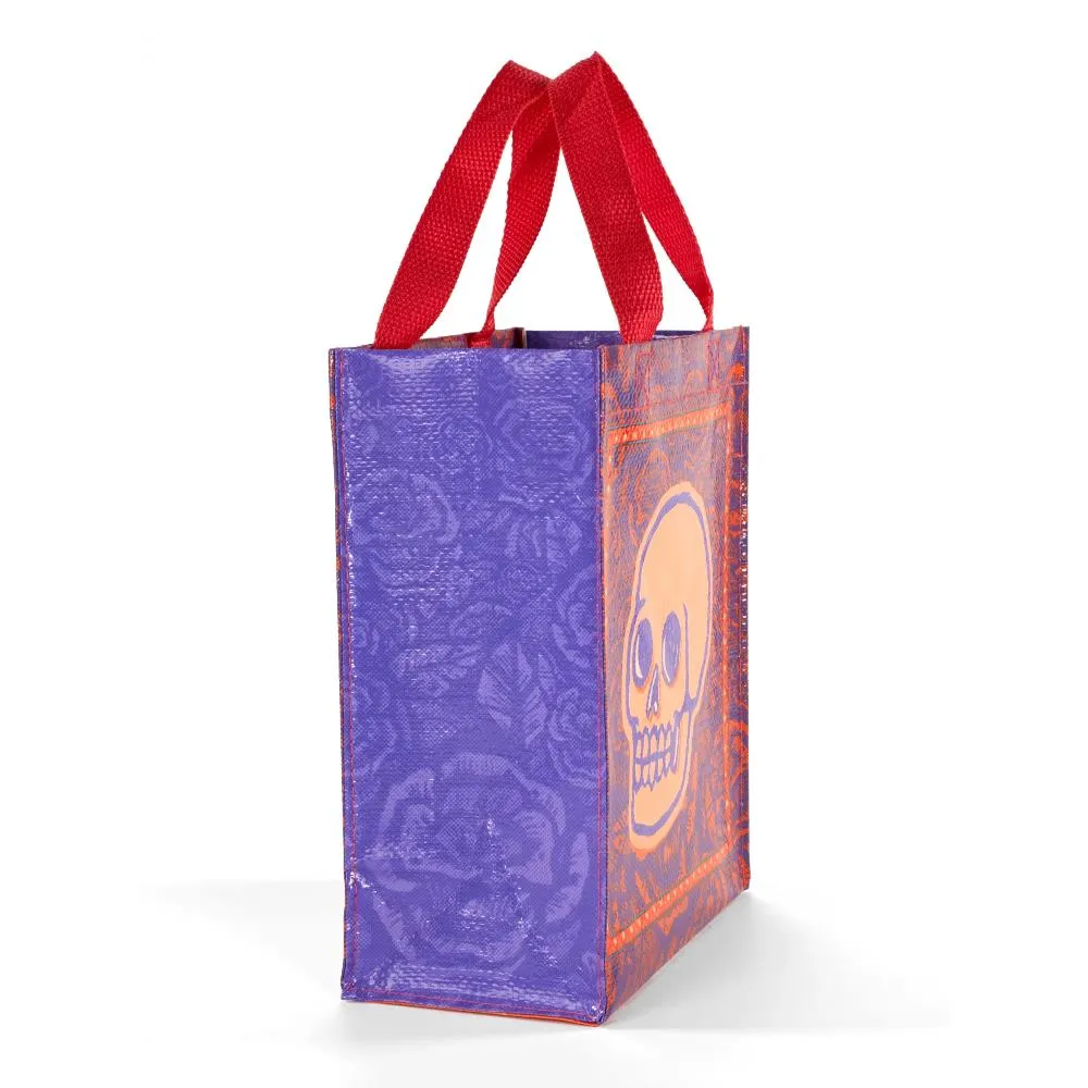 Blue Q Recycled Handy Tote Bag - Skulls & Rose