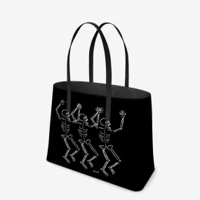 Eskeleto Bailando X3 Leather Tote (Textured)