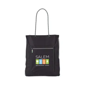 Gemline Black Conway Cinchpack Tote