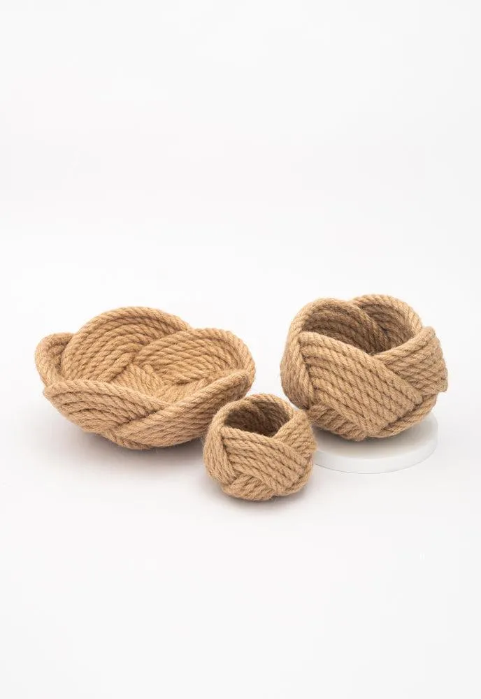 Handmade Jute Planter or Bowl, Fair Trade, Gives Freedom to Women!