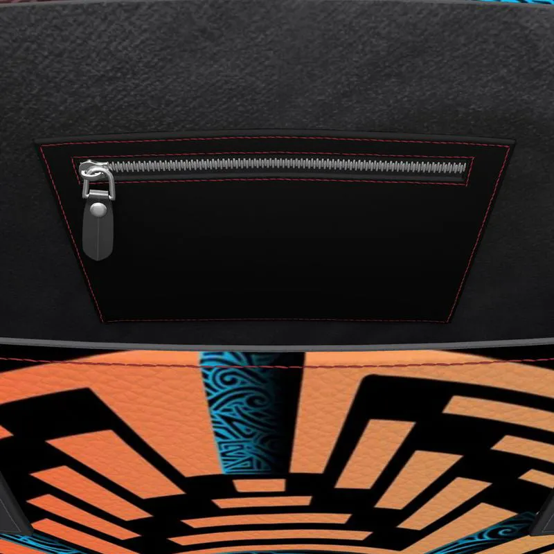 Hiosik Futurism II Leather Tote (Textured)