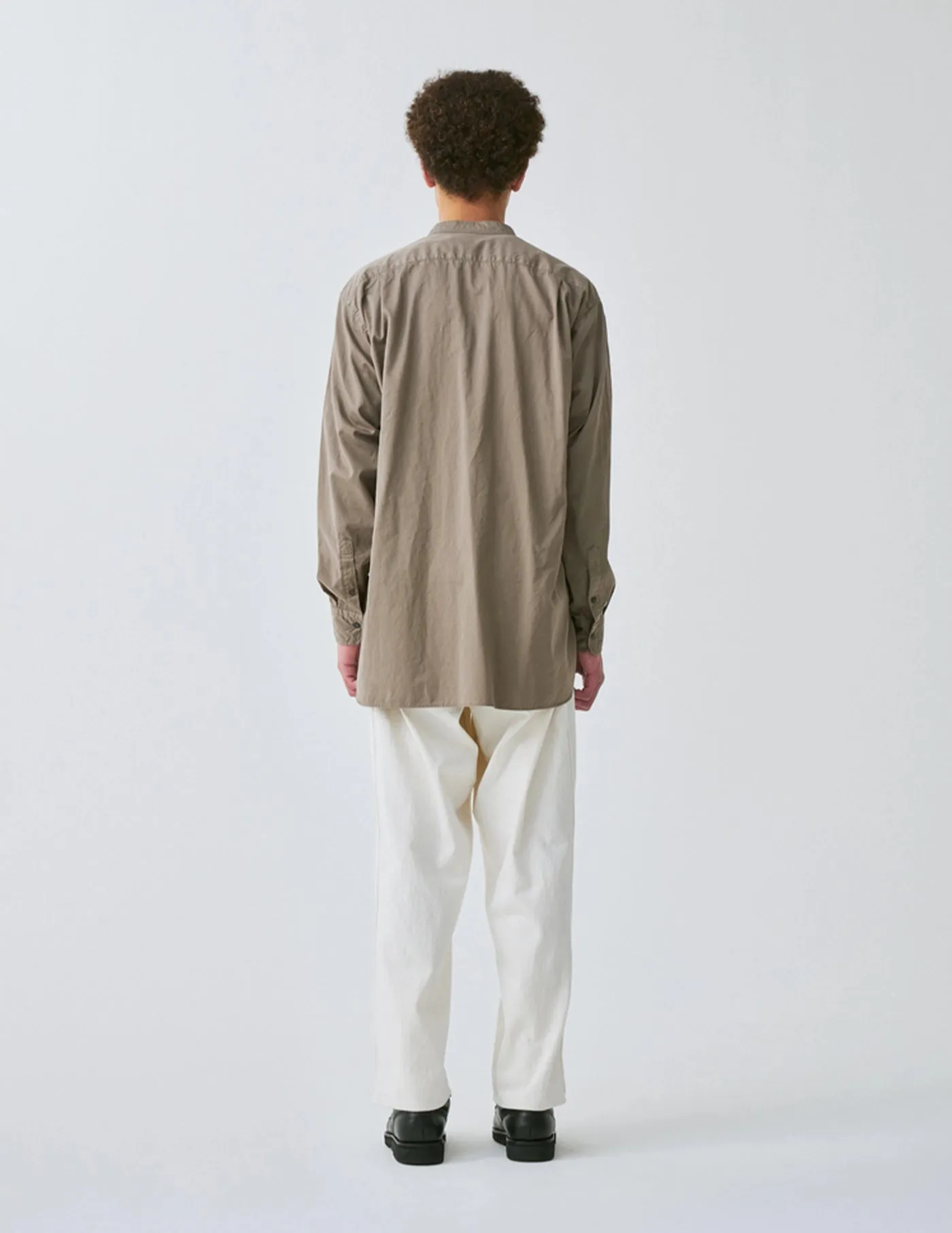 KS22FSH03 GARMENT DYED STAND COLLAR SHIRT