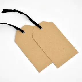 Luggage Kraft Gift Tags Black (50)