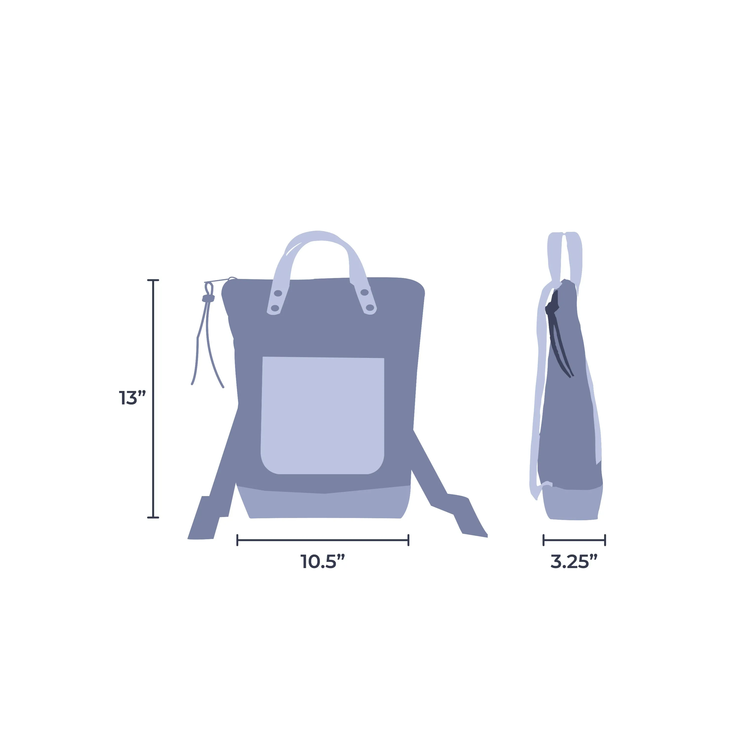 Mini Book Holder Backpack – Waterproof DZ