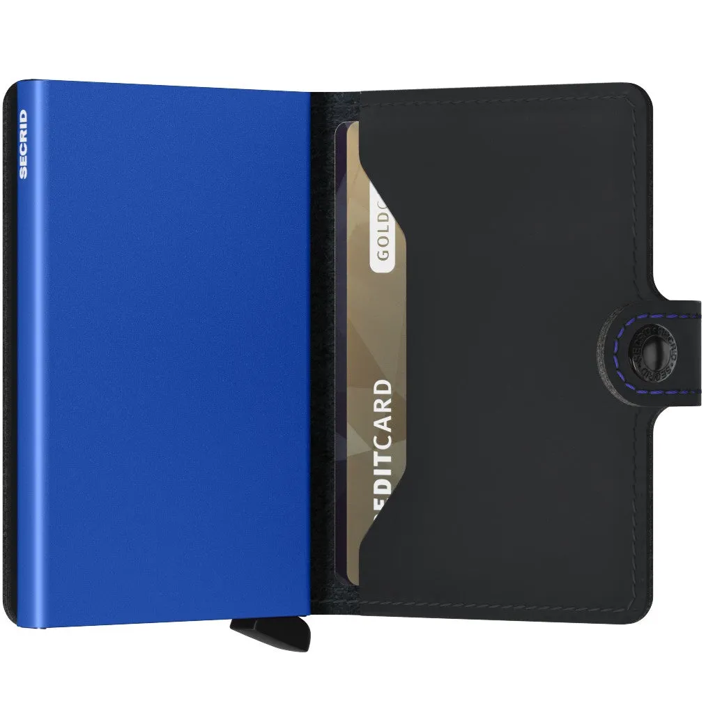 Miniwallet Matte - Black & Blue