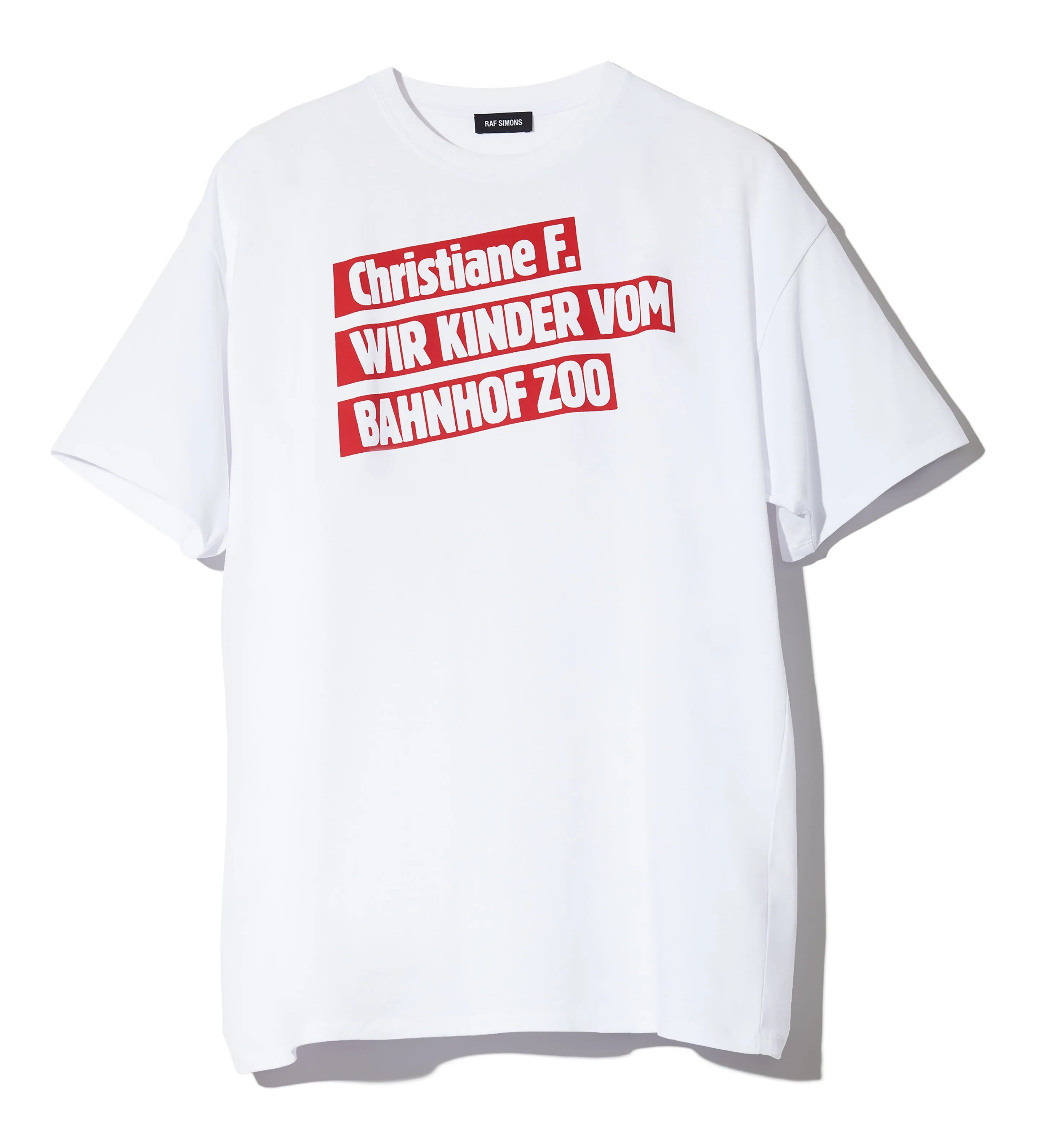 RAF SIMONS OVERSIZED T-SHIRT CHRISTIANE F.