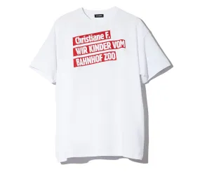 RAF SIMONS OVERSIZED T-SHIRT CHRISTIANE F.