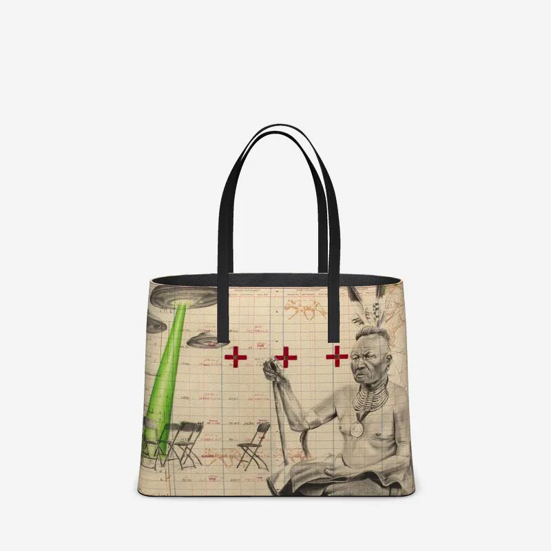 See Haw Leather Tote (Textured)