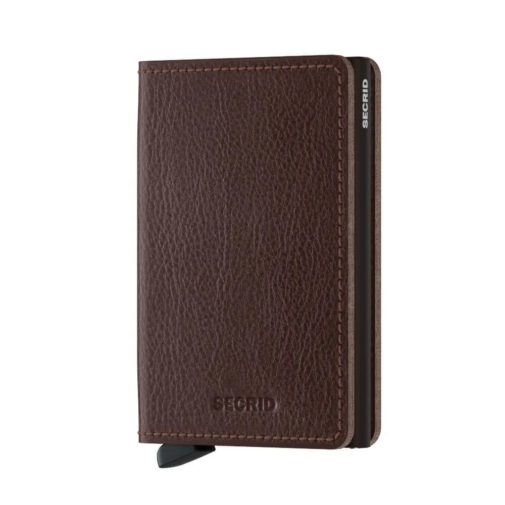 Slimwallet Veg Tanned - Espresso-Brown