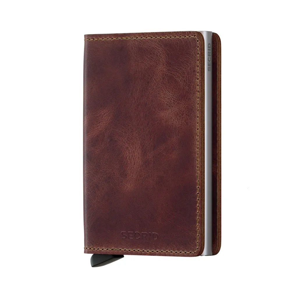 Slimwallet Vintage - Brown