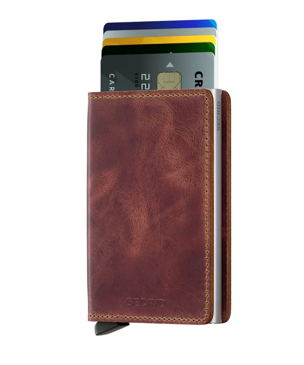 Slimwallet Vintage - Brown