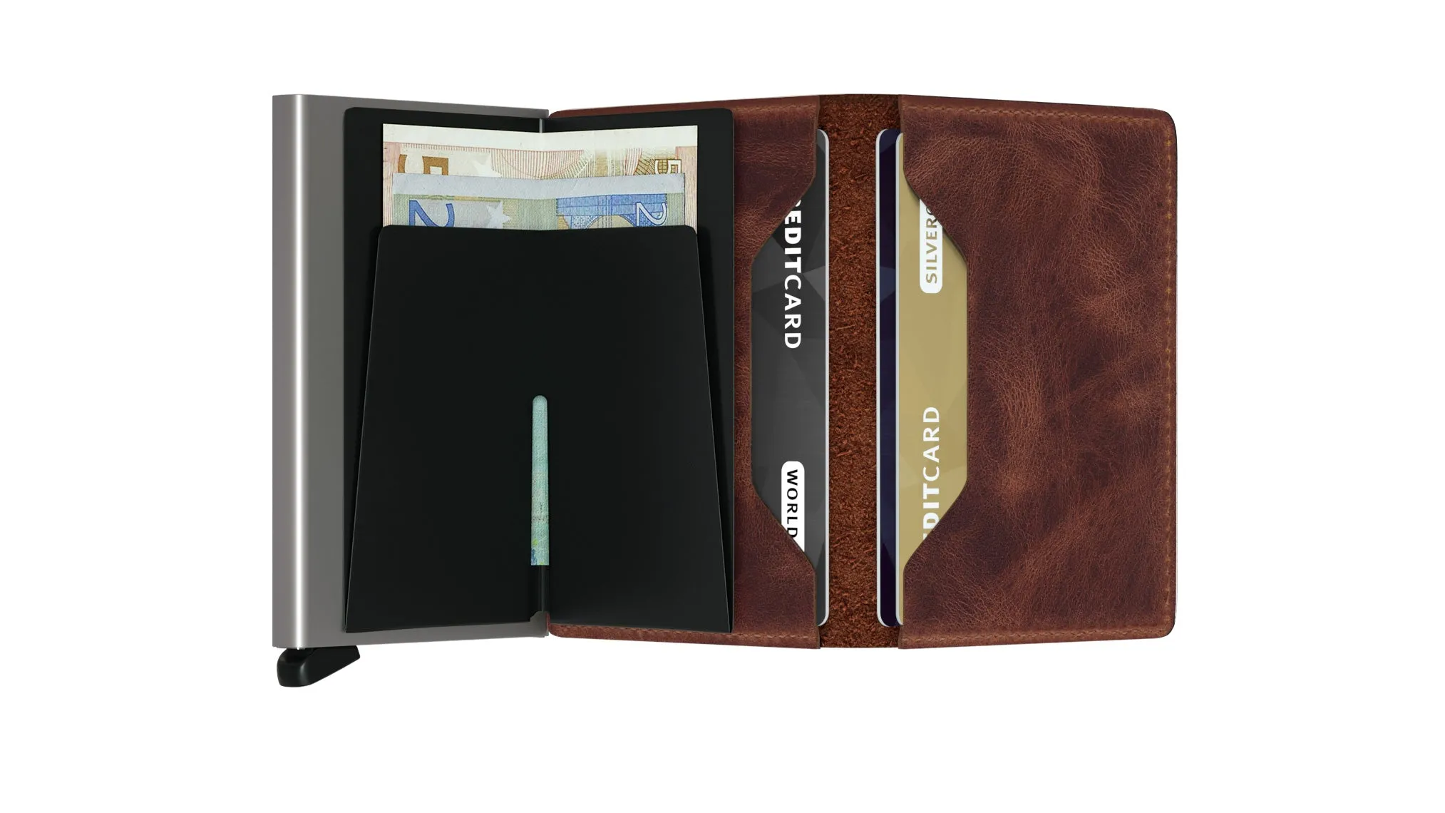 Slimwallet Vintage - Brown