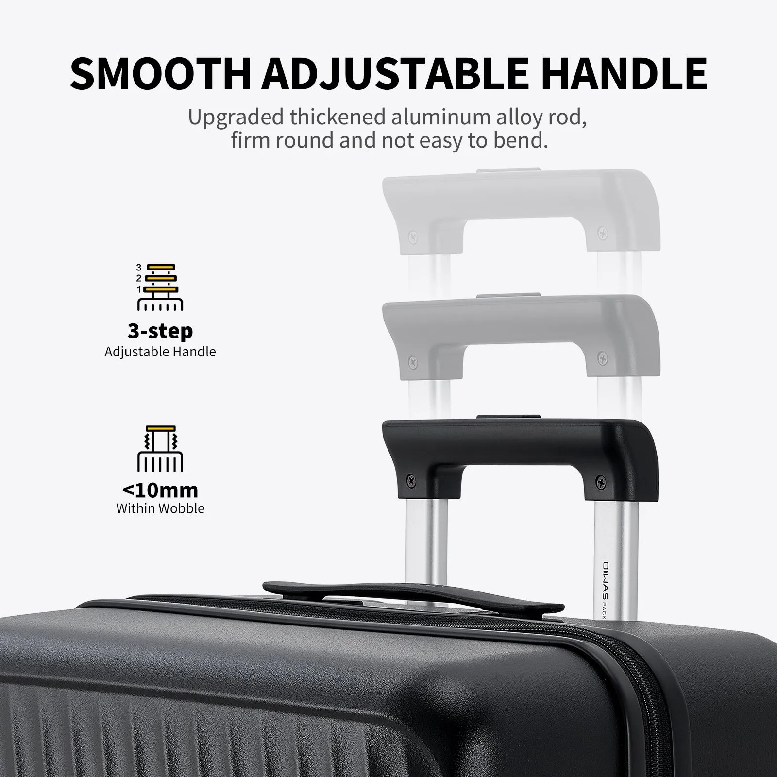 SMOOTH Luggage Sets 2 Piece  20'' Carry-on   28'' Check-in